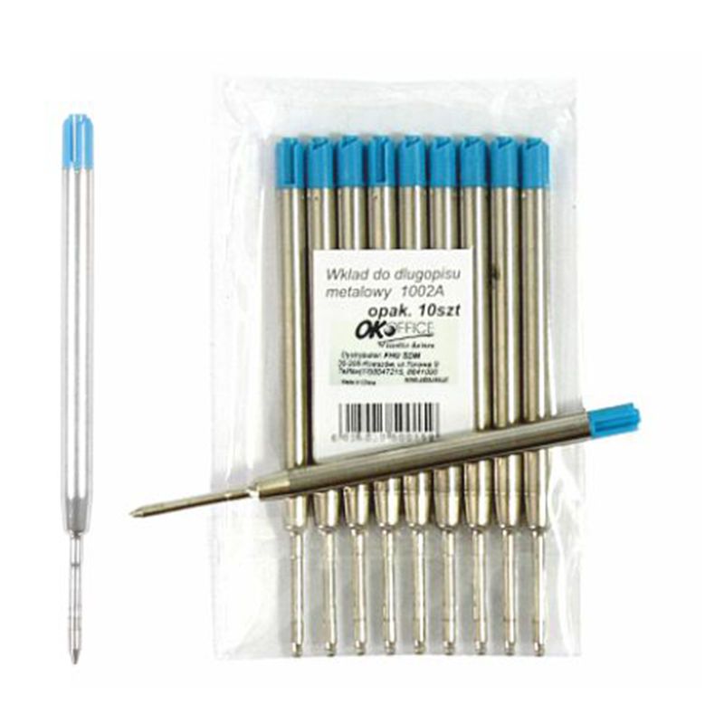 Wkłady do długopisów typu ZENITH metalowy niebieski