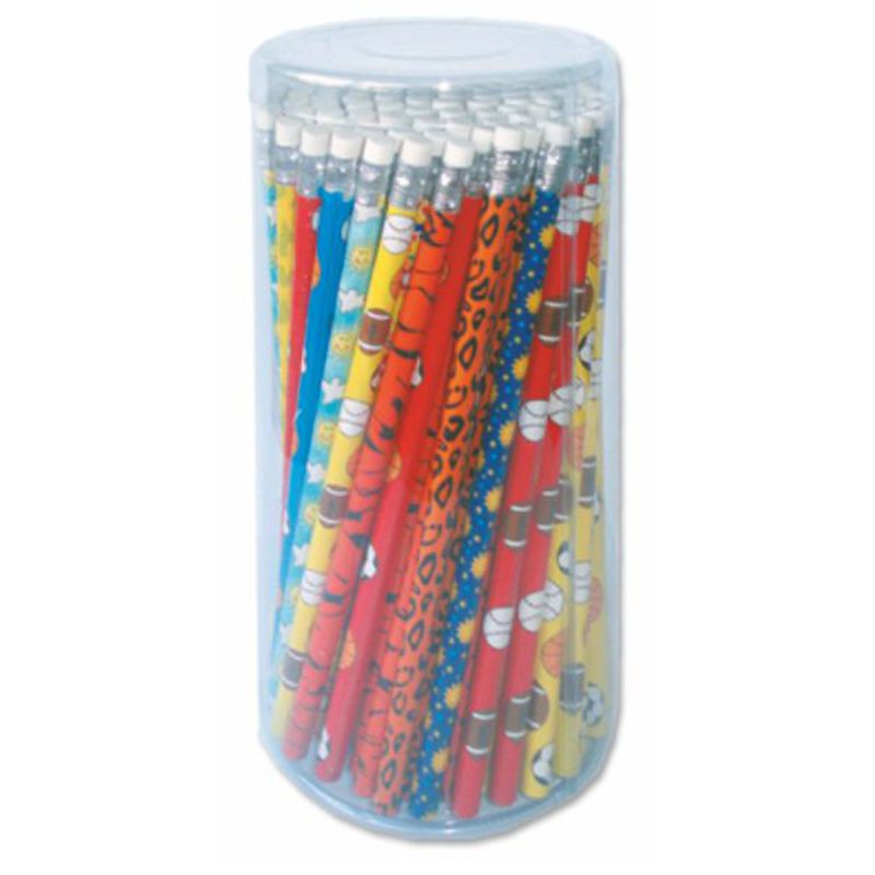 Ołówek z gumką Mix 100 szt