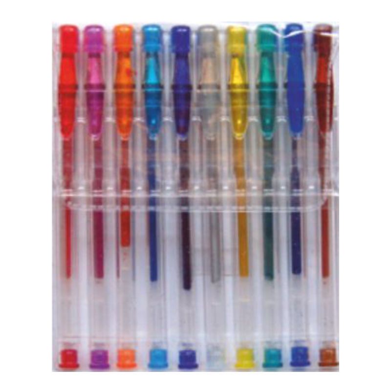 Długopis Żel Brokat 10 kolorów