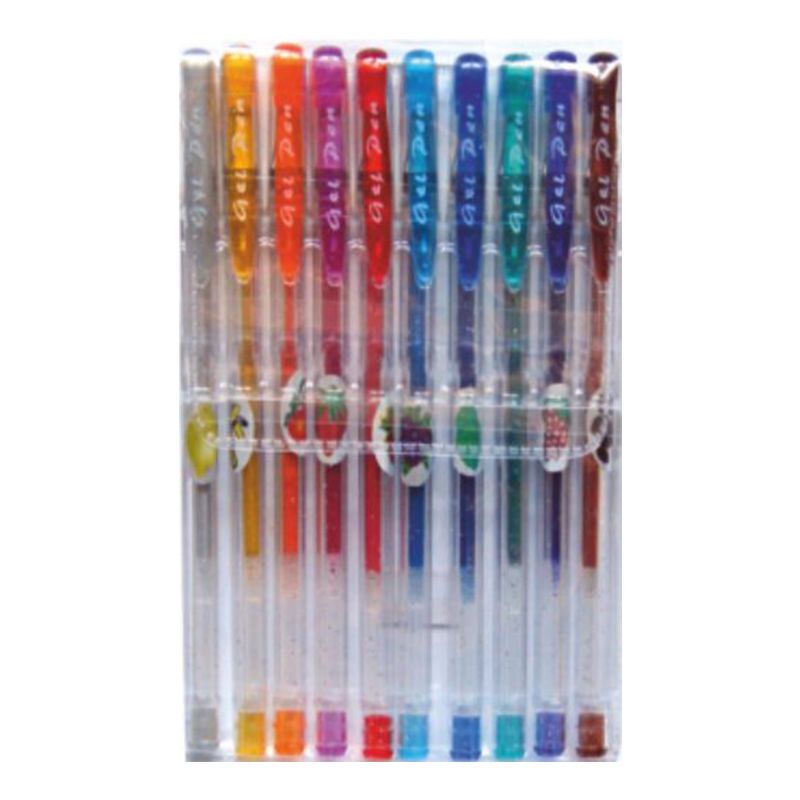 Długopis Żel Brokat Zapach 10 kolorów