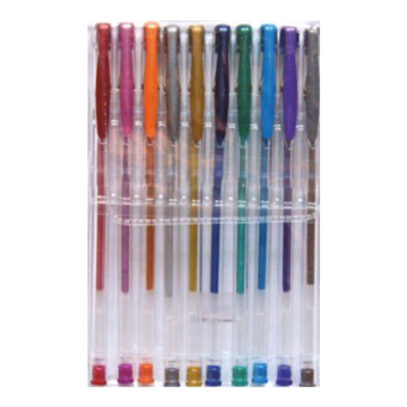 Długopis Żelowy Metalizowany 10 kolorów