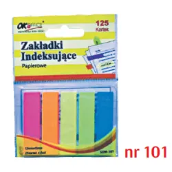 Zakładki papierowe 5x25 101 ZI-02 Zakładki papierowe 5x25 101 ZI-02