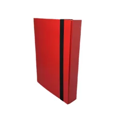 Teczka skrzydłowa 5 cm szeroka gumka czerwona Teczka skrzydłowa 5 cm szeroka gumka czerwona