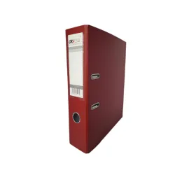 Segregator z okuciem A4 7,5 cm bordowy Segregator z okuciem A4 7,5 cm bordowy