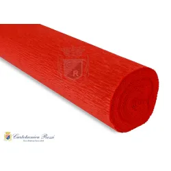 Krepina Włoska 180g, 50x250cm,618 czerwony Krepina Włoska 180g, 50x250cm,618 czerwony