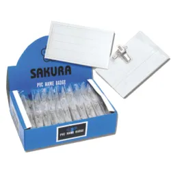 Identyfikator z klipem i agrafką, Sakura Identyfikator z klipem i agrafką, Sakura